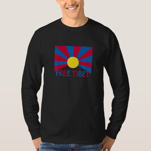 Freedom for Tibet - Flag free Tibet Premium_1 T-shirt (Voorkant)