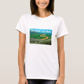 Freedom Freeway (licht) T-shirt (Voorkant)