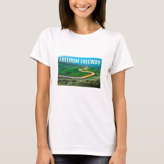 Freedom Freeway (licht) T-shirt (Voorkant)
