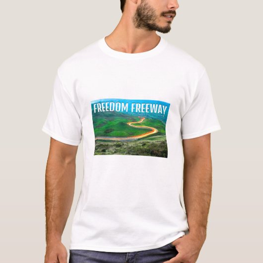 Freedom Freeway (licht) T-shirt (Voorkant)