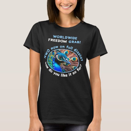 Freedom Grab (donker) T-shirt (Voorkant)