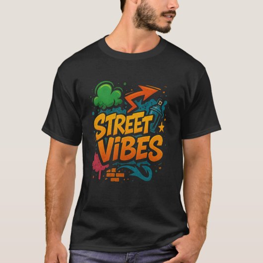 Freedom Graff-T-shirt T-shirt (Voorkant)