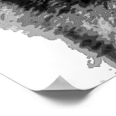 Freedom Grey Wolf Motivatie Poster afdrukken (Hoek)