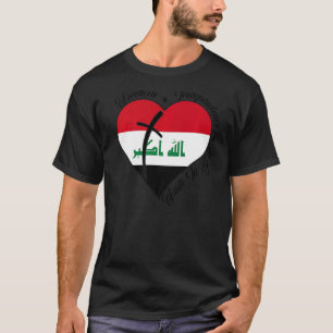 Freedom Independence Faith In God Christian Irak T-shirt