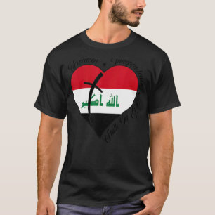 Freedom Independence Faith In God Christian Irak T-shirt