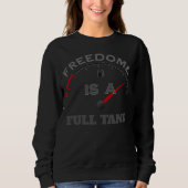 Freedom is a full tank Motorcycle and Biker (Voorkant)