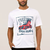 Freedom is een activewear T-shirt (Voorkant)