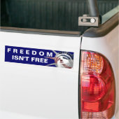 FREEDOM is niet vrij Bumpersticker (Op Truck)