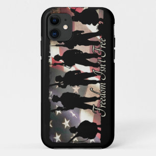 Freedom Isnt Free Militaire Soldaat Silhouette Case-Mate iPhone Case