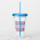 Freedom Kamala Harris Acryl Drinkbeker (Voorkant)