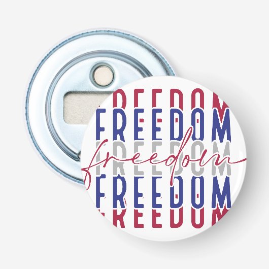 Freedom Kamala Harris Button Flesopener (Voorkant)