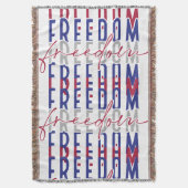 Freedom Kamala Harris Deken (Voorkant Verticaal)