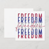 Freedom Kamala Harris Kaart (Voorkant / Achterkant)