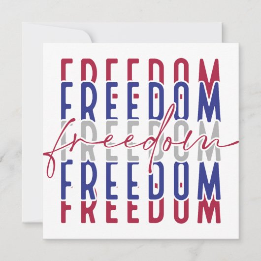 Freedom Kamala Harris Kaart (Voorkant)