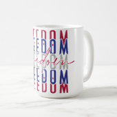 Freedom Kamala Harris Koffiemok (Voorkant rechts)