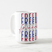 Freedom Kamala Harris Koffiemok (Voorkant links)