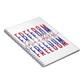 Freedom Kamala Harris Notitieboek (Rechterzijde)