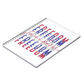 Freedom Kamala Harris Notitieboek (Linkerzijde)
