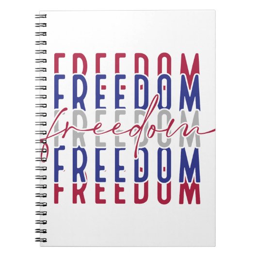 Freedom Kamala Harris Notitieboek (Voorkant)