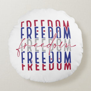 Freedom Kamala Harris Rond Kussen