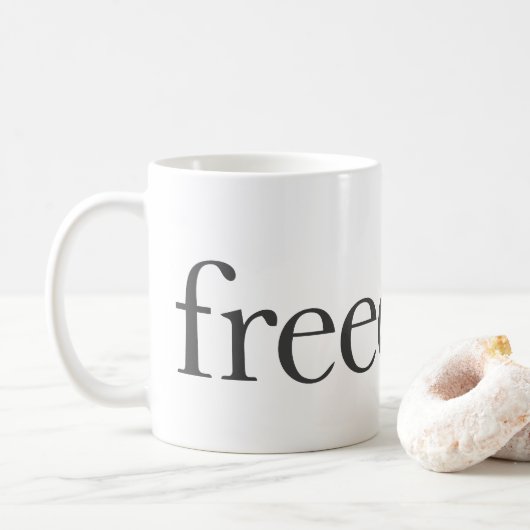 Freedom Koffiemok (Met donut)