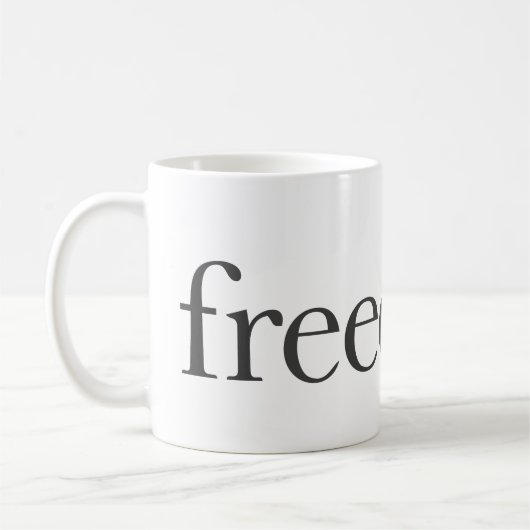 Freedom Koffiemok (Links)