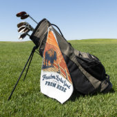 Freedom Looks Good Canyon Golf Handdoek (Groen)
