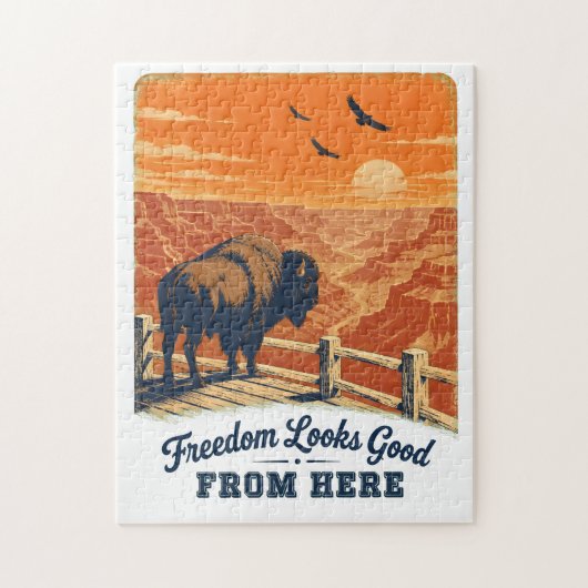 Freedom Looks Good Canyon puzzel (Verticaal)