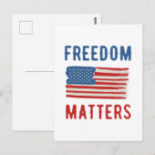 Freedom Matters Briefkaart (Voorkant / Achterkant)