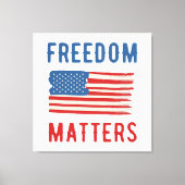 Freedom Matters Canvas Afdruk (Voorkant)