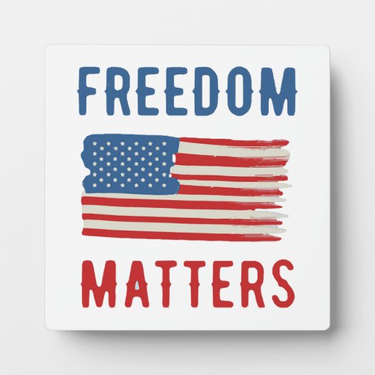 Freedom Matters Fotoplaat (Voorkant)