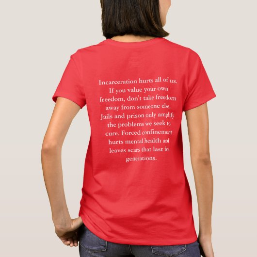 Freedom Matters Herfst Statement Mode T Shirt (Achterkant)