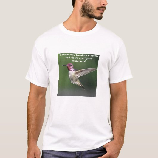 Freedom Matters (licht) T-shirt (Voorkant)