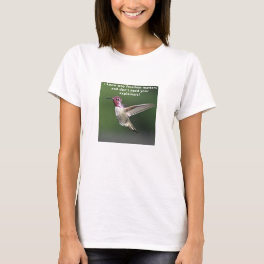 Freedom Matters (licht) T-shirt (Voorkant)