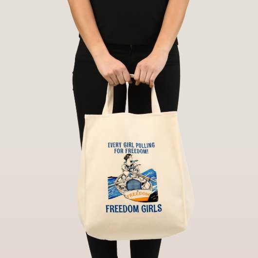 FREEDOM MEISJES boodschappen canvas tas (Voorkant (product))