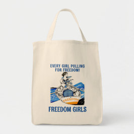 FREEDOM MEISJES boodschappen canvas tas