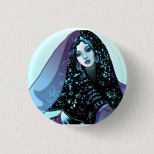 Freedom Mermaid Button