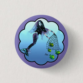 Freedom Mermaid Button