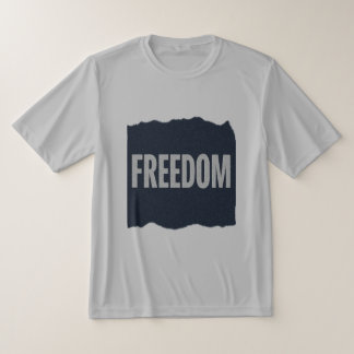 FREEDOM Minimal Grain Text DesignT-Shirt T-shirt