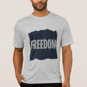 FREEDOM Minimal Grain Text DesignT-Shirt T-shirt (Voorkant)