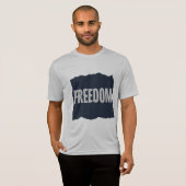 FREEDOM Minimal Grain Text DesignT-Shirt T-shirt (Voorkant volledig)