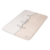 Freedom Minimalist Typography Design Badmat (Gekanteld)