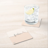 Freedom Minimalist Typography Design Kartonnen Onderzetters (Insitu)