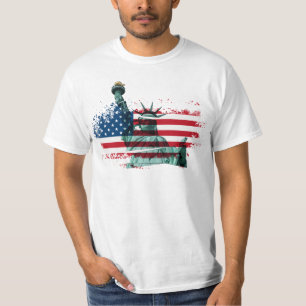 Freedom Mosaic: Vrijheidsbeeld Editie T-shirt