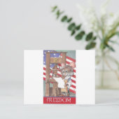 Freedom Mouse Briefkaart (Staand voorkant)