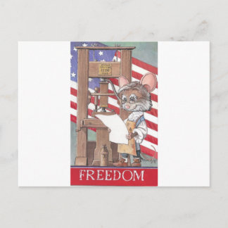 Freedom Mouse Briefkaart