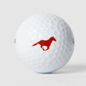 Freedom Mustang Golf Balls (rood) Golfballen (Voorkant)