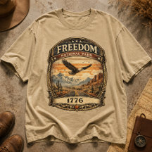 Freedom National Park Vintage Americana T-shirt