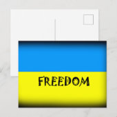Freedom Oekraïne Briefkaart (Voorkant / Achterkant)