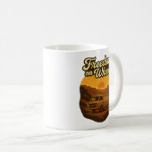 Freedom on Wheels Retro Adventure Koffiemok (Voorkant rechts)